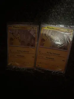 Pokemon Pikachu At The Museum Card Jumbo Promo card Brand New Sealed x2 - Image 1