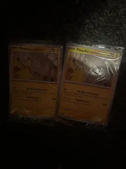Pokemon Pikachu At The Museum Card Jumbo Promo card Brand New Sealed x2 - Image 3