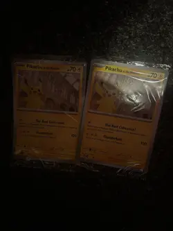 Pokemon Pikachu At The Museum Card Jumbo Promo card Brand New Sealed x2 - Image 5