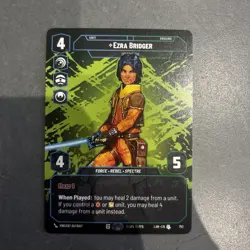 Star Wars Unlimited Ezra Bridger LAW 793 Prestige Card - Lawless Time - Image 1