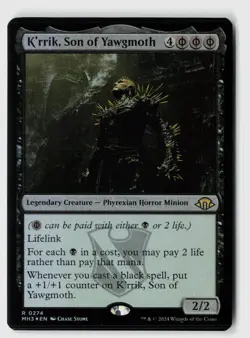 K'rrik, Son of Yawgmoth #274 (Foil) (NM) Modern Horizons 3 MH3 Magic MTG - Image 1