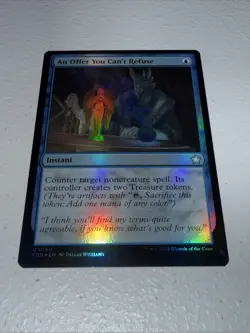 NM Foil An Offer You Can't Refuse, MTG, Foundations, Magic the Gathering, 160 - Image 1