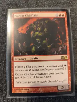 MTG - Goblin Chieftain - Core Set 2012 - 138/249 - Rare - Image 1