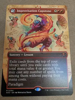 Improvisation Capstone - (Borderless) Secrets of Strixhaven Regular - Mtg - Image 1