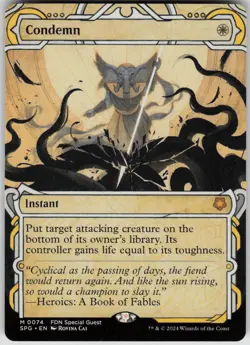 MTG Condemn Showcase Normal NM Special Guests Magic 74 - Image 1