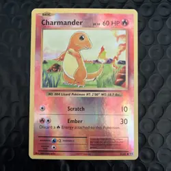 Pokemon TCG Charmander 9/108 Reverse Holo Card XY Evolutions 2016 - Image 1