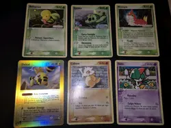 Pokemon - Lotto 6 Holo Stamped Set EX - Cubone Delta Species - Cacnea Komiya - Image 1