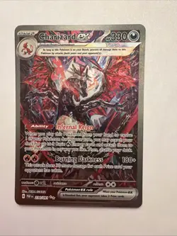 Pokemon TCG Charizard EX Paldean Fates Sir 234/091 Near Mint Condition - Image 1