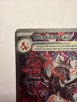 Pokemon TCG Charizard EX Paldean Fates Sir 234/091 Near Mint Condition - Image 2