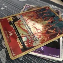 One Piece Trading Card Event Card Fire Fist Parallel - Image 3