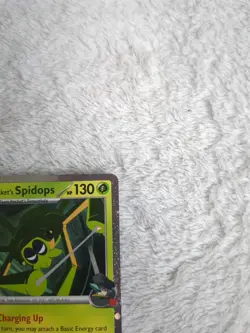 Pokemon Team Rocket's Spidops 020/182 play pack Series 8 cosmos holo - Image 3