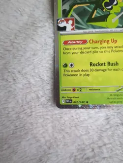 Pokemon Team Rocket's Spidops 020/182 play pack Series 8 cosmos holo - Image 4