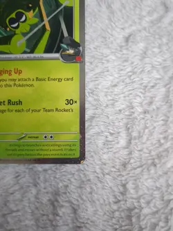 Pokemon Team Rocket's Spidops 020/182 play pack Series 8 cosmos holo - Image 5