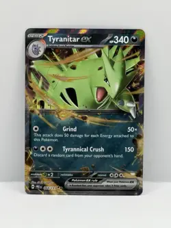 Pokemon Tyranitar ex 064/131 SV: Prismatic Evolutions Double Rare Holo EX HP340 - Image 1