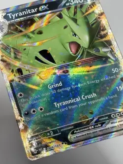 Pokemon Tyranitar ex 064/131 SV: Prismatic Evolutions Double Rare Holo EX HP340 - Image 2