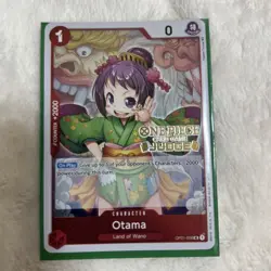 One Piece Trading Card JUDGE Promo Otama Black Carbon Rare English - Image 1