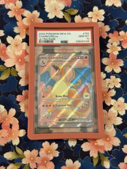 2023 Pokemon Scarlet & Violet 151 Full Art Charizard EX #183 PSA 10 - Image 1