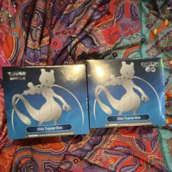 Pokemon GO Elite Trainer Box Mewtwo 2 BOXES!Factory Sealed Booster Boxes English - Image 1