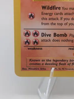 Moltres 27/62 Rare Fossil Pokemon Unlimited non holo - Image 5