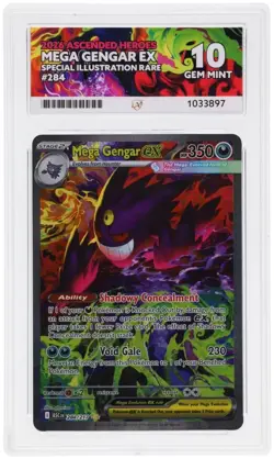 Mega Gengar Ex 284/217 Ascended Heroes SIR Pokemon TCG ACE 10 👻 - Image 1