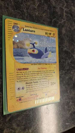 Pokemon TCG Lanturn H15/H32 Holographic Aquapolis, Lightly Played Very Nice!✨✨ - Image 2