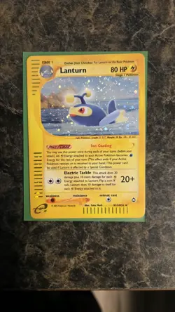 Pokemon TCG Lanturn H15/H32 Holographic Aquapolis, Lightly Played Very Nice!✨✨ - Image 4