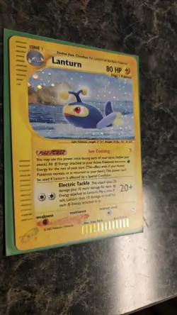 Pokemon TCG Lanturn H15/H32 Holographic Aquapolis, Lightly Played Very Nice!✨✨ - Image 5