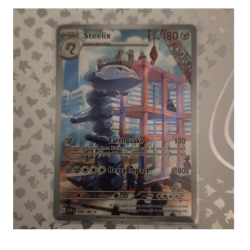 Pokemon Steelix Paradox Rift Full Art Illustration Rare 208/182 English - Image 1