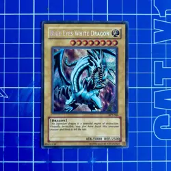 2002 Blue-Eyes White Dragon BPT-009 Yugioh Collectors Tin Secret Rare NM - Image 1