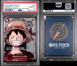 PSA 10 - Monkey.D.Luffy P-001 - One Piece Premium Collection 25th Anniversary - Image 1