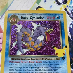 Pokemon Dark Gyarados TCG Holo Card Celebrations 8/82 - Image 3