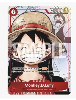 Monkey D Luffy Alt Art Promo Card English 25th Anniversary Set P-001 - Image 1