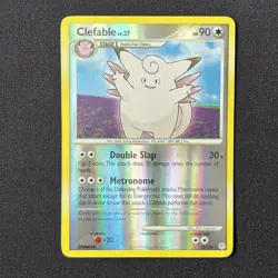 Clefable Reverse Holo 22/130 Diamond and Pearl Base Set Pokemon Card - Image 2