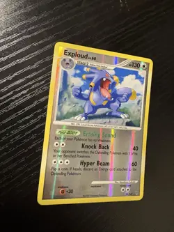 Pokemon TCG Exploud Supreme Victors Reverse Holo Card 28/147 - LP/NM - Image 2