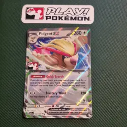 Pokemon - Pidgeot ex - Stamped - 164/197 - Play! Prize Pack - Promo Card - Image 1