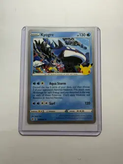 Pokemon Card Kyogre Holo Celebrations 003/025 World Championships 2023 NM - Image 3