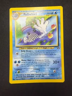 Poliwhirl 44/75 | Neo Discovery | Pokemon Card | NM - Image 1