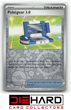 Pokegear 3.0 #084/086 SV: Black Bolt reverse holo NM Pokemon TCG RD - Image 1