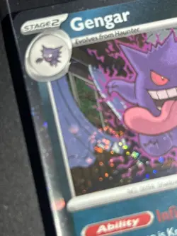 Pokemon Gengar Promo Holo Card GameStop PSA 10 Contender w/ DOUBLE SWIRL 🌀🌀 - Image 3
