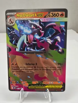 Pokemon Mega Charizard X ex 029 Mega Evolution Holo Black Star Promo Near Mint - Image 1