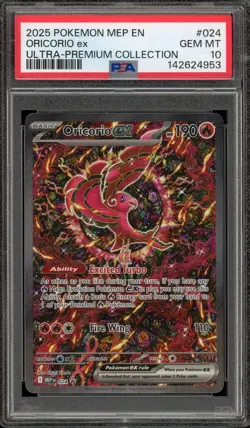 Pokemon Oricorio ex Mega Charizard X ex Ultra-Premium Coll. Promo #024 PSA 10 - Image 1