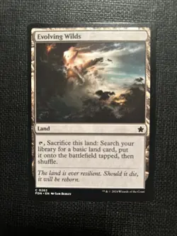 Evolving Wilds - Normal - Foundations - Magic the Gathering MTG Nice! - Image 1