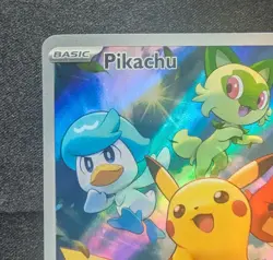 Pokemon TCG Pikachu SVP 027 Black Star Promo - Scarlet & Violet - NM/NM+ - Image 3
