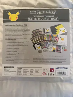 Pokemon Center 25th Anniversary Celebrations Elite Trainer Box ETB Sealed & Mint - Image 3