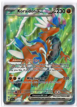 Pokemon TCG Koraidon ex (Full Art) 231/198 Sv01: Scarlet & Violet Base Ultra Rar - Image 1