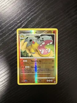 Pokemon TCG Hippowdon 29/130 Diamond & Pearl Reverse Holo Rare - Image 1