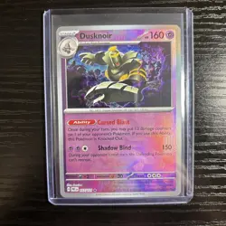 Pokemon TCG Dusknoir Master Ball Pattern Rare Holo 037/131 Prismatic Evolution - Image 1