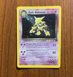 Dark Alakazam 1/82 Pokemon Team Rocket Holo LP-MP - Image 1