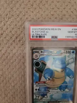 Blastoise EX 184/165 Holo Ultra Rare PSA 10 - Pokemon Scarlet & Violet 151 - Image 3