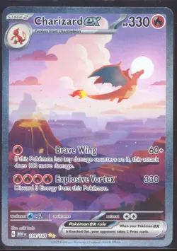 Charizard ex 199/165 Pokemon Scarlet & Violet 151 SIR #1 - Image 1